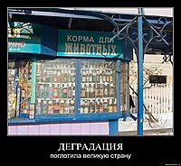 ДЕГРАДАЦИЯ поглотила великую страну