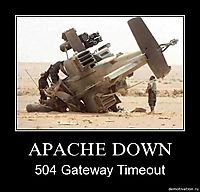 APACHE DOWN 504 Gateway Timeout