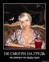 НЕ СМОТРИ НА ГРУДЬ не смотри на грудь сука