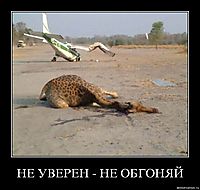 НЕ УВЕРЕН - НЕ ОБГОНЯЙ 