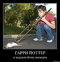 ГАРРИ ПОТТЕР и задудеть белку насмерть