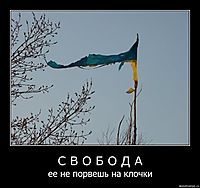C В О Б О Д А ее не порвешь на клочки