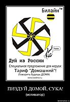 ПИЗДУЙ ДОМОЙ, СУКА! (мотиватор)