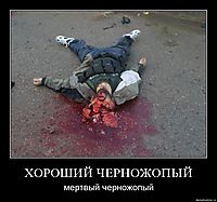 ХОРОШИЙ ЧЕРНОЖОПЫЙ мертвый черножопый