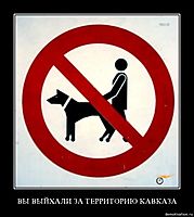 ВЫ ВЫЙХАЛИ ЗА ТЕРРИТОРИЮ КАВКАЗА 