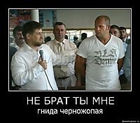 НЕ БРАТ ТЫ МНЕ гнида черножопая