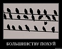 БОЛЬШИНСТВУ ПОХУЙ 