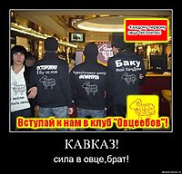 КАВКАЗ! сила в овце,брат!