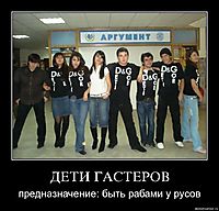 ДЕТИ ГАСТЕРОВ предназначение: быть рабами у русов