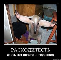 РАСХОДИТЕСТЬ здесь нет ничего интересного