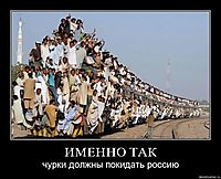 ИМЕННО ТАК чурки должны покидать россию