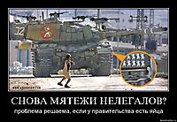 СНОВА МЯТЕЖИ НЕЛЕГАЛОВ? проблема решаема, если у правительства есть яйца
