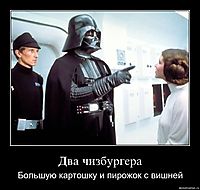 Два чизбургера Большую картошку и пирожок с вишней