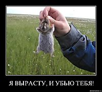 Я ВЫРАСТУ, И УБЬЮ ТЕБЯ! 