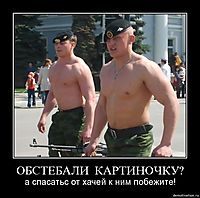 ОБСТЕБАЛИ  КАРТИНОЧКУ? а спасатьс от хачей к ним побежите!