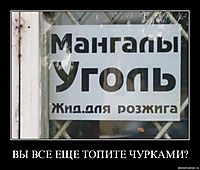 ВЫ ВСЕ ЕЩЕ ТОПИТЕ ЧУРКАМИ? 