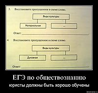 ЕГЭ по обществознанию юристы должны быть хорошо обучены