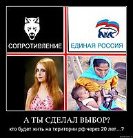 А ТЫ СДЕЛАЛ ВЫБОР? кто будет жить на територии рф через 20 лет....?
