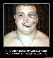 СТЕПАША ПОДСТРЕЛИЛ ХРЮШУ ОСА - САМЫЙ ГУМАННЫЙ ТРАВМАТИК
