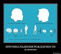 ПРИЧИНА ПАДЕНИЯ РОЖДАЕМОСТИ установлена