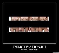 DEMOTIVATION.RU ничего лишнего