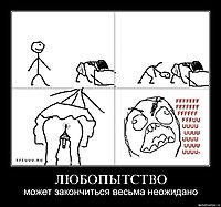 ЛЮБОПЫТСТВО может закончиться весьма неожидано