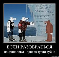ЕСЛИ РАЗОБРАТЬСЯ национализм - просто тупая хуйня