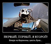 ПЕРВЫЙ, ПЕРВЫЙ, Я ВТОРОЙ! блюдо из баранины, шесть букв...