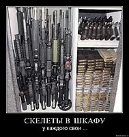 СКЕЛЕТЫ В  ШКАФУ у каждого свои ...