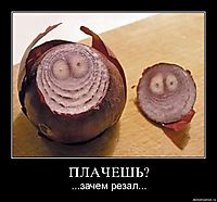 ПЛАЧЕШЬ? ...зачем резал...