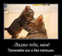 -Ладно тебе, мам! Проживём мы и без папашки.