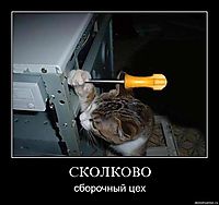 СКОЛКОВО сборочный цех