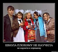 ШКОЛА ПЛОХОМУ НЕ НАУЧИЛА не научила и хорошему