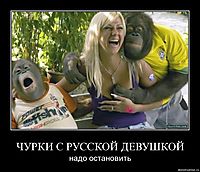 ЧУРКИ С РУССКОЙ ДЕВУШКОЙ надо остановить
