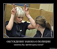 ОБСУЖДЕНИЕ ЗАКОНА О ПОЛИЦИИ казалось бы, причём здесь козлы?