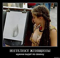 ИНТЕЛЕКТ ЖЕНЩИНЫ мужики видят по своему