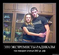 ЭТО ЭКСТРЕМИСТЫ-РАДИКАЛЫ так говорит статья 282 ук. рф
