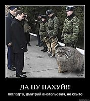 ДА НУ НАХУЙ!!! погладте, дмитрий анатольевич, не ссыте