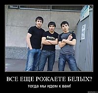 ВСЕ ЕЩЕ РОЖАЕТЕ БЕЛЫХ? тогда мы идем к вам!