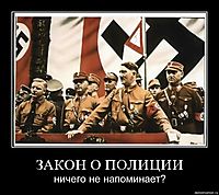 ЗАКОН О ПОЛИЦИИ ничего не напоминает?