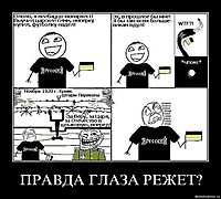 ПРАВДА ГЛАЗА РЕЖЕТ? 