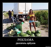 РЕКЛАМА двигатель арбузов