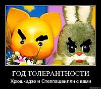 ГОД ТОЛЕРАНТНОСТИ Хрюшкидзе и Степпащвилли с вами