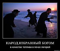 НАРОД,ИЗБРАННЫЙ БОГОМ в качестве топлива в печах лагерей