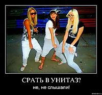 СРАТЬ В УНИТАЗ? не, не слышали!