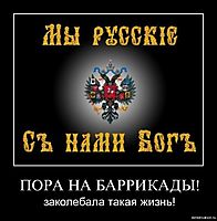 ПОРА НА БАРРИКАДЫ! заколебала такая жизнь!