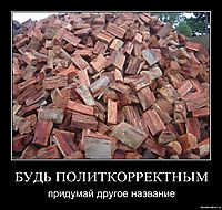 БУДЬ ПОЛИТКОРРЕКТНЫМ придумай другое название