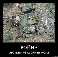 ВОЙНА это вам не куриная жопа