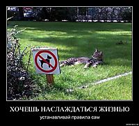 ХОЧЕШЬ НАСЛАЖДАТЬСЯ ЖИЗНЬЮ устанавливай правила сам