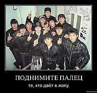 ПОДНИМИТЕ ПАЛЕЦ те, кто даёт в жопу.